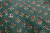 Japanese Fabric Arabella Floral - green - 50cm