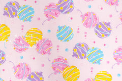 Japanese Fabric Omatsuri Slub Cotton - pink - 50cm