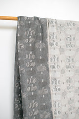 Japanese Fabric Yarn Dyed Woven Jacquard Pumpkins - grey - 50cm