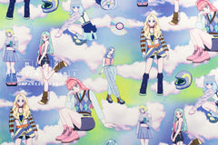 Japanese Fabric Y2K Sky Squad - 50cm