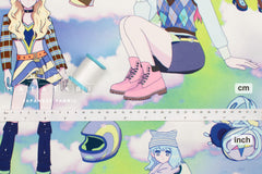 Japanese Fabric Y2K Sky Squad - 50cm