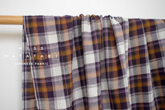 DEADSTOCK Japanese Fabric Madras Check Cotton I - 8 - 50cm