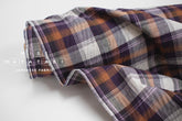 DEADSTOCK Japanese Fabric Madras Check Cotton I - 8 - 50cm