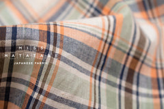 DEADSTOCK Japanese Fabric Madras Check Cotton II - 10 - 50cm