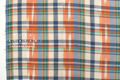 DEADSTOCK Japanese Fabric Madras Check Cotton III - 9 - 50cm