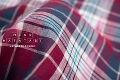 DEADSTOCK Japanese Fabric Madras Check Cotton III - 16 - 50cm