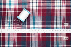 DEADSTOCK Japanese Fabric Madras Check Cotton III - 16 - 50cm
