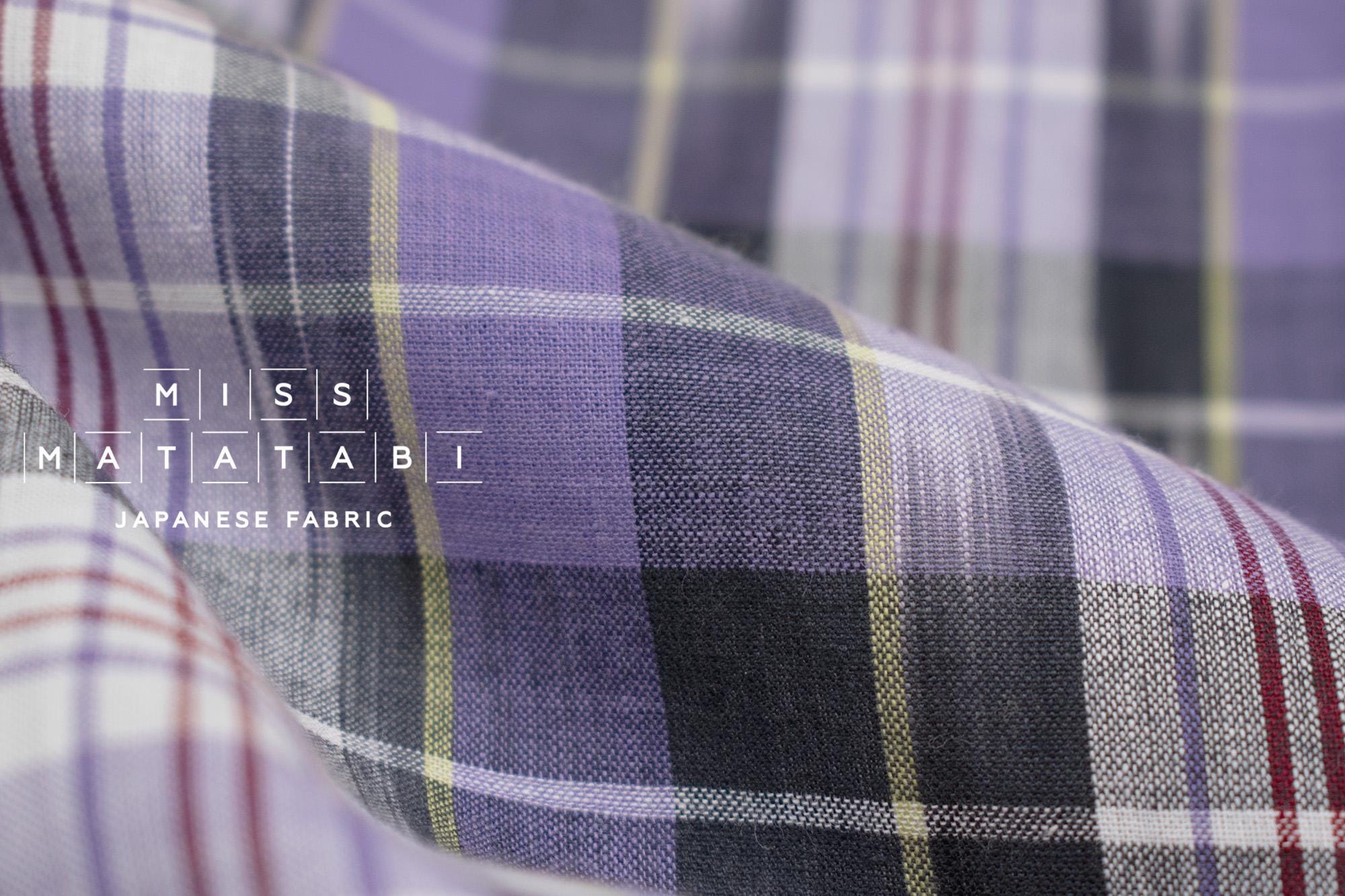 DEADSTOCK Japanese Fabric Madras Check Cotton III - 13 - 50cm