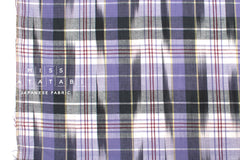 DEADSTOCK Japanese Fabric Madras Check Cotton III - 13 - 50cm