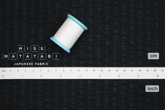 DEADSTOCK Japanese Fabric Solid Ripple - lilac - 50cm