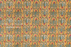 Hand Printed Indian Cotton Voile - E1 - 50cm