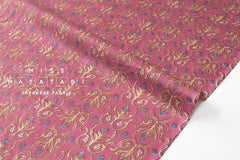 Hand Printed Indian Cotton Voile - E2 - 50cm