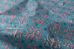 Hand Printed Indian Cotton Voile - E3 - 50cm