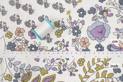 Hand Printed Indian Cotton Voile - D3 - 50cm