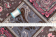 Hand Printed Indian Cotton Voile - F3 - 50cm