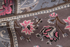 Hand Printed Indian Cotton Voile - F3 - 50cm