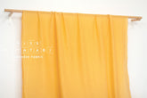DEADSTOCK Japanese Fabric Shokunin Collection Azumadaki Cotton Silk Blend - light saffron orange - 50cm