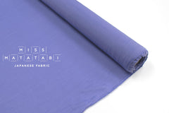 DEADSTOCK Japanese Fabric Shokunin Collection Azumadaki Cotton Silk Blend - periwinkle - 50cm