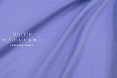 DEADSTOCK Japanese Fabric Shokunin Collection Azumadaki Cotton Silk Blend - periwinkle - 50cm