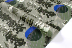 Japanese Fabric Neko Cat Wedding - green - 50cm