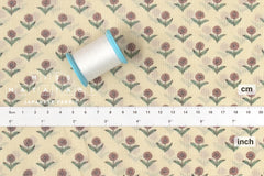 Japanese Fabric Arabella Floral - pale yellow - 50cm