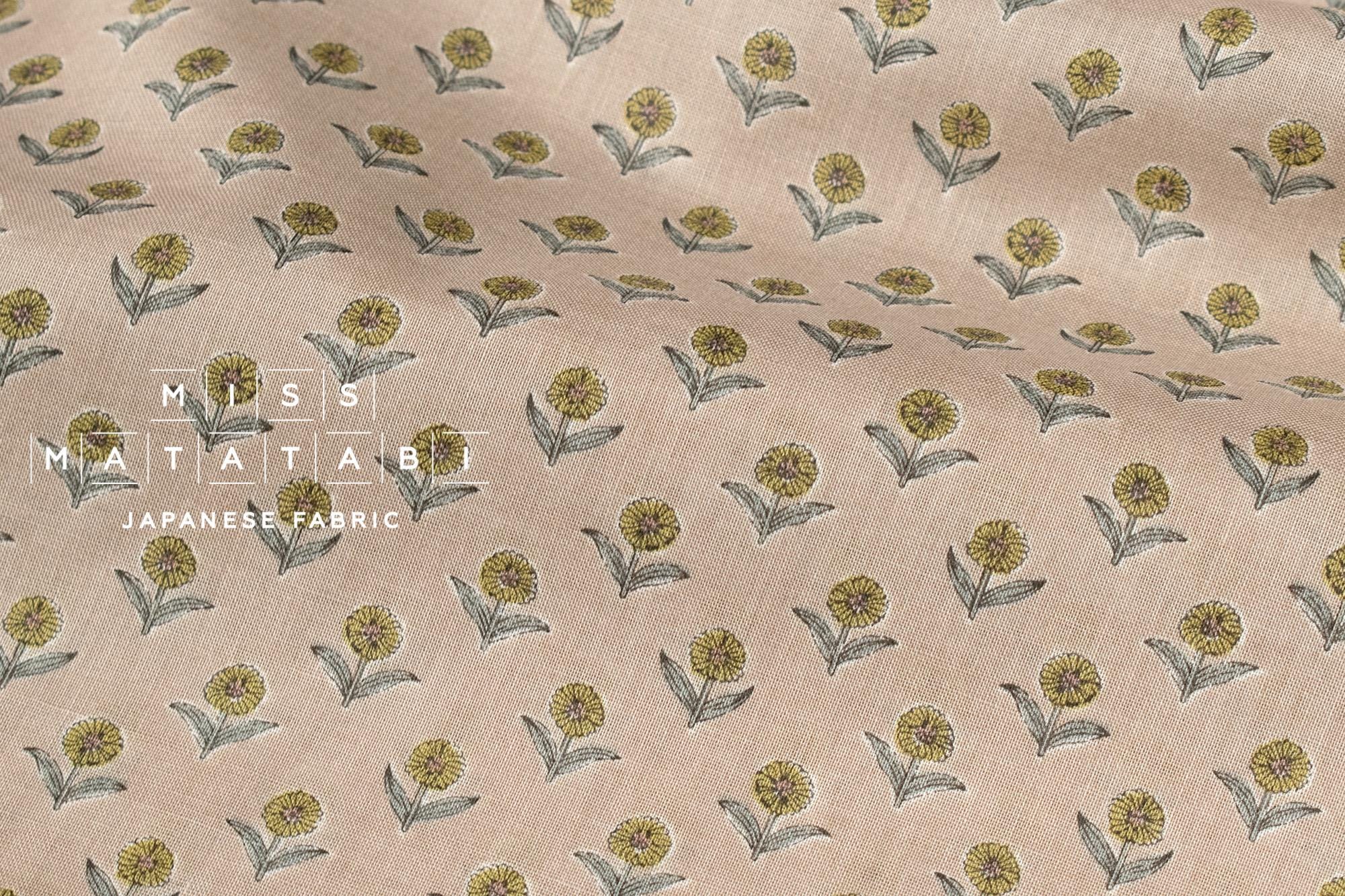 Japanese Fabric Arabella Floral - beige - 50cm