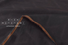 DEADSTOCK Japanese Fabric Shokunin Collection Kage-ori - charcoal - 50cm