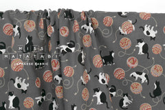 Japanese Fabric Hachiware Tuxedo Cats - 2E - 50cm