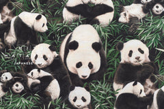 Japanese Fabric Panda Family - 50cm