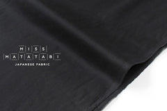 Japanese Fabric Organic Cotton Solids - black - 50cm