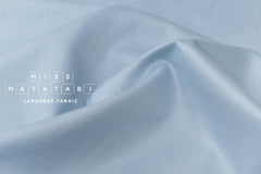 Japanese Fabric Organic Cotton Solids - light blue - 50cm