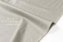Japanese Fabric Organic Cotton Solids - sage grey - 50cm