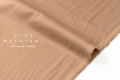 Japanese Fabric Organic Cotton Solids - clay - 50cm