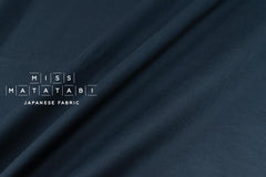 Japanese Fabric Organic Cotton Solids - navy blue - 50cm