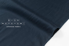 Japanese Fabric Organic Cotton Solids - navy blue - 50cm