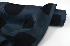 Japanese Fabric Dots Ripple Enshuku Lawn - blue - 50cm