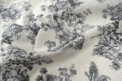 Japanese Fabric Cotton Ripple Stella Floral - A - 50cm