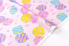 Japanese Fabric Omatsuri Slub Cotton - pink - 50cm