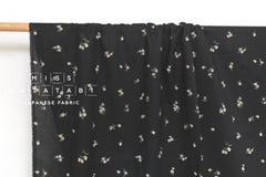 Japanese Fabric Little Posy - navy black - 50cm
