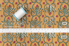 Hand Printed Indian Cotton Voile - E1 - 50cm