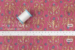 Hand Printed Indian Cotton Voile - E2 - 50cm