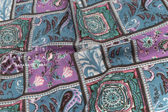 Hand Printed Indian Cotton Voile - F1 - 50cm