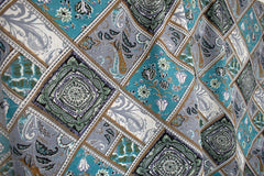 Hand Printed Indian Cotton Voile - F2 - 50cm