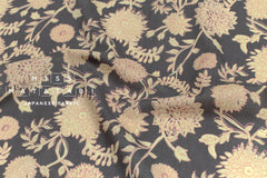 Hand Printed Indian Cotton Voile - G1 - 50cm