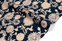 Hand Printed Indian Cotton Voile - G2 - 50cm