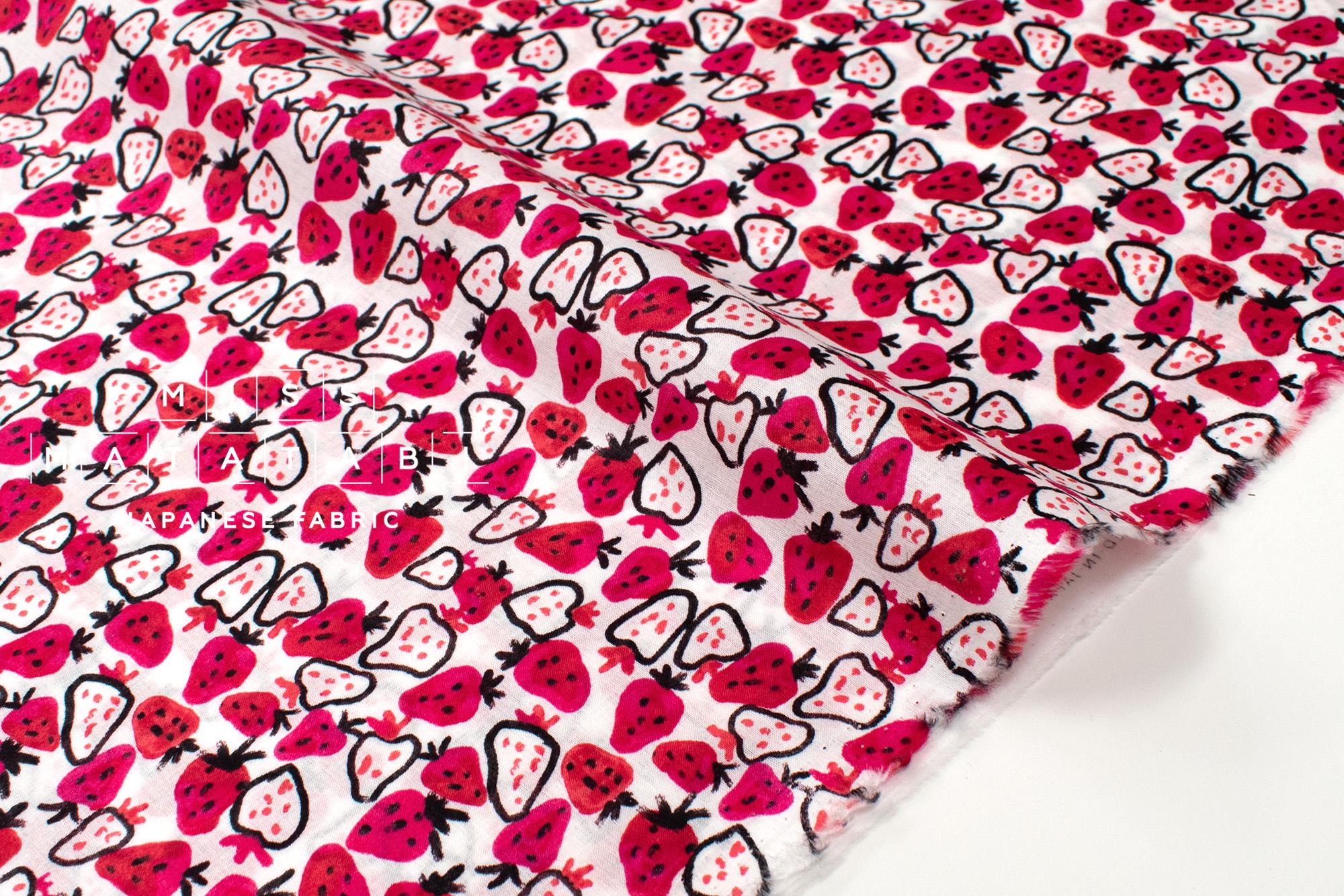 Japanese Fabric Strawberries - 50cm