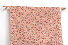 Japanese Fabric Wagara Dobby III - pink, metallic gold - 50cm
