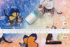 Japanese Fabric Cat Butterfly - 50cm