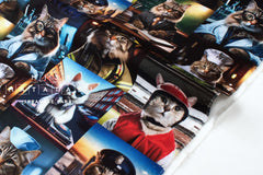 Japanese Fabric Cats with Jobs - 50cm