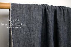 DEADSTOCK Japanese Fabric Double Gauze - denim blue - 50cm